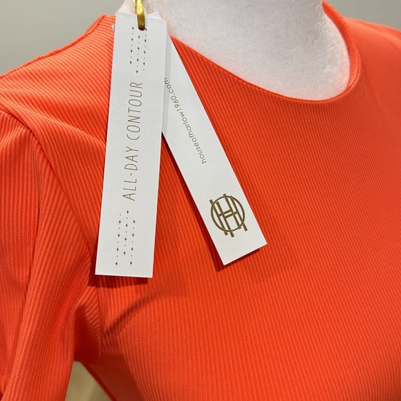 House of Harlow women’s orange ribbed bodysuit size extra small - Picture 5 of 6